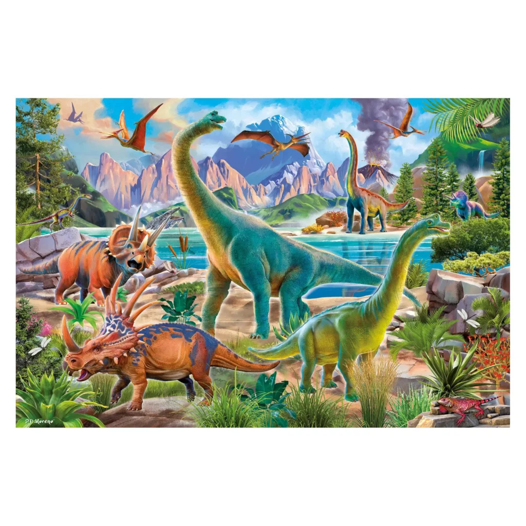 Brachiosaurus und Tricaterops