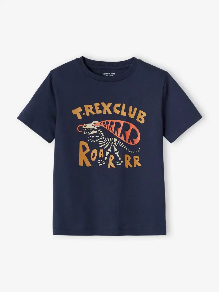 Jungen T-Shirt, Dinosaurier - nachtblau