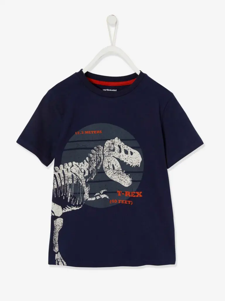 Jungen T-Shirt, Dinosaurier Oeko-Tex - dunkelblau