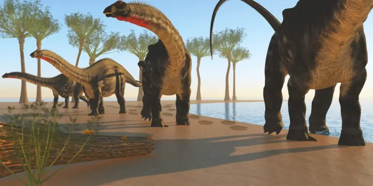 Apatosaurus-Dinosaurier-Küste