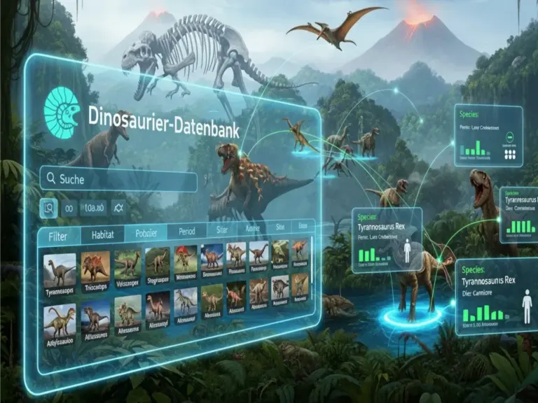Dinosaurier Datenbank