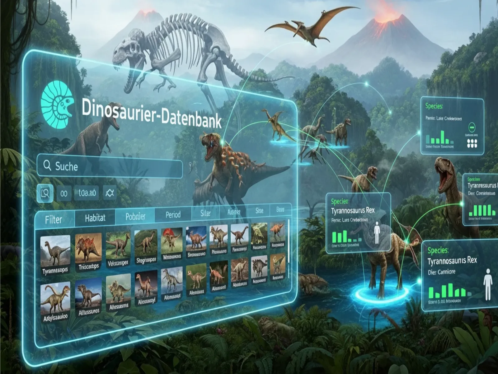 Dinosaurier Datenbank
