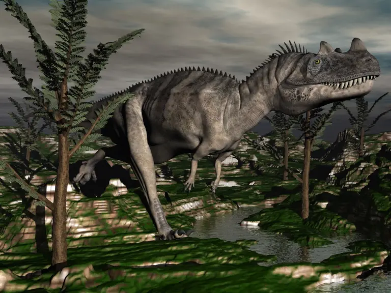 Ceratosaurus auf der Jagd