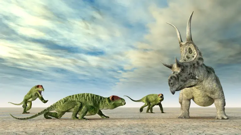 Doliosauriscus und Diabloceratops