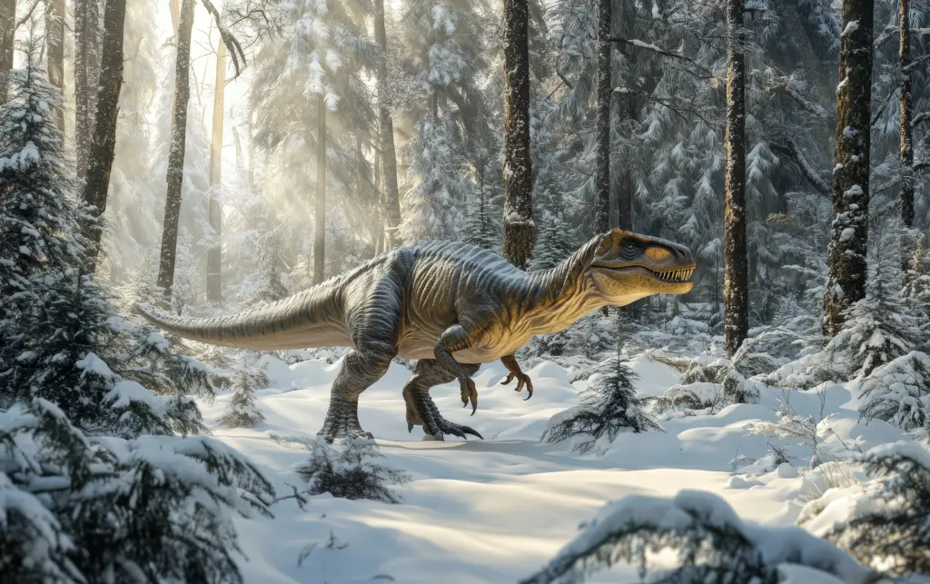 Ein riesiger Yutyrannus – ein gefiederter Tyrannosaurier