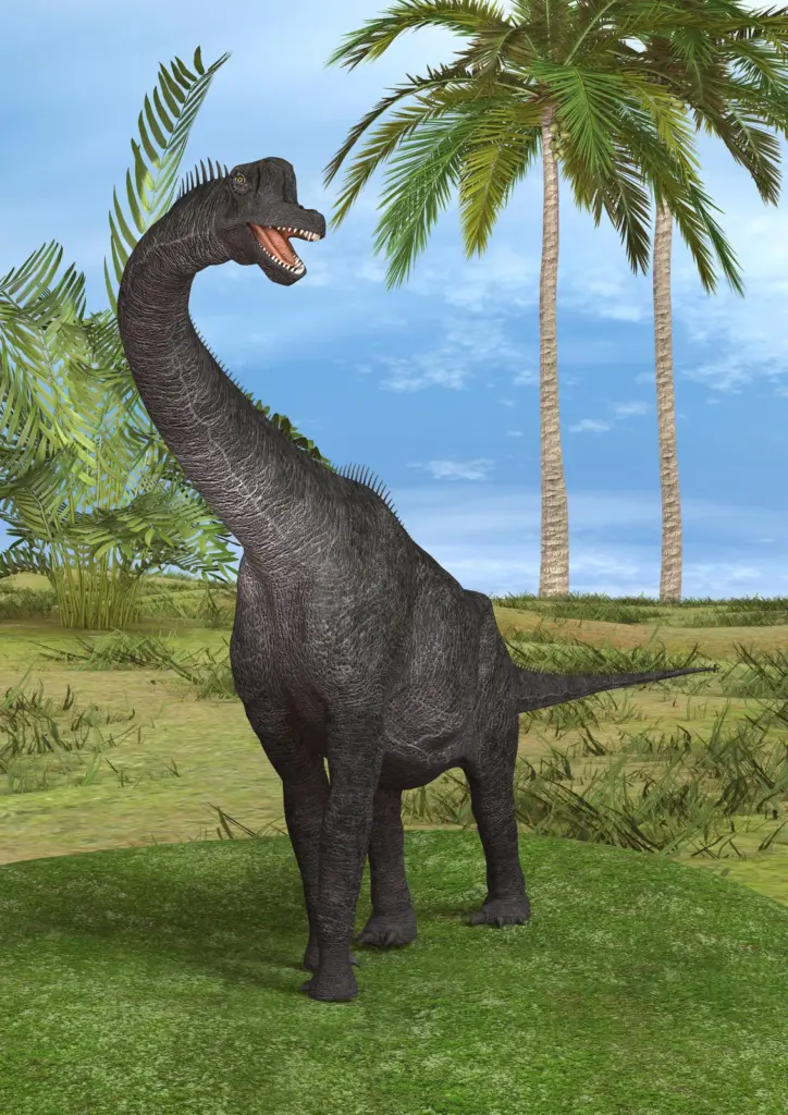 Brachiosaurus in der Natur